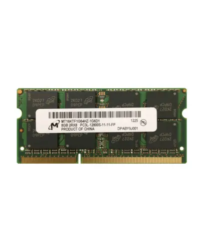 Оперативная память Micron 8Gb DDR3-1600 PC3L-12800S (MT16KTF1G64HZ-1G6) SODIMM Non-ECC Small Outline