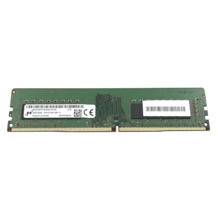 Оперативна пам'ять Micron 8Gb DDR4-2133 PC4-17000 (MTA16ATF1G64AZ-2G1B1) UDIMM Non-ECC Unbuffered