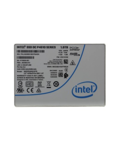 Диск NVMe Intel 1.6tb DC P4610 Pcie (SSDPE2KE016T8)