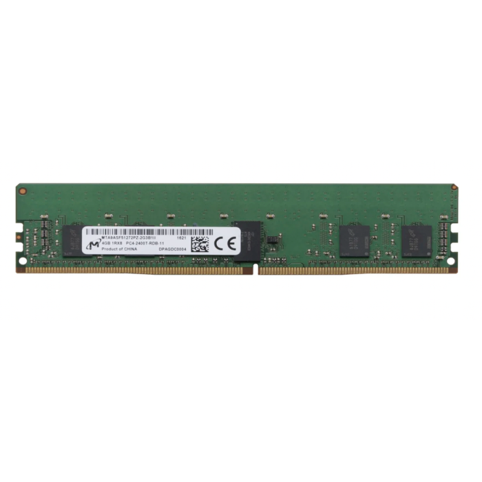 マイクロン8GB PC4 Оперативна пам'ять Micron 8Gb DDR4-2400 PC4-19200 (MTA9ASF1G72PZ