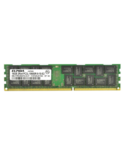 Оперативна пам'ять Elpida 16Gb DDR3-1333 PC3L-10600R (EBJ17RG4EAFA-DJ-F) RDIMM ECC Registered