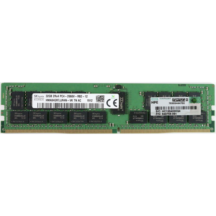 Módulo De RAM SK Hynix 32GB DDR4-2666 PC4-21300V-R Para Servidores