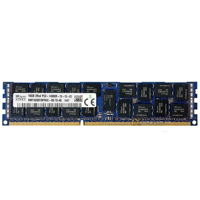 Оперативна пам'ять SK Hynix 16Gb DDR3-1866 PC3-14900R (HMT42GR7BFR4C‐RD) RDIMM ECC Registered