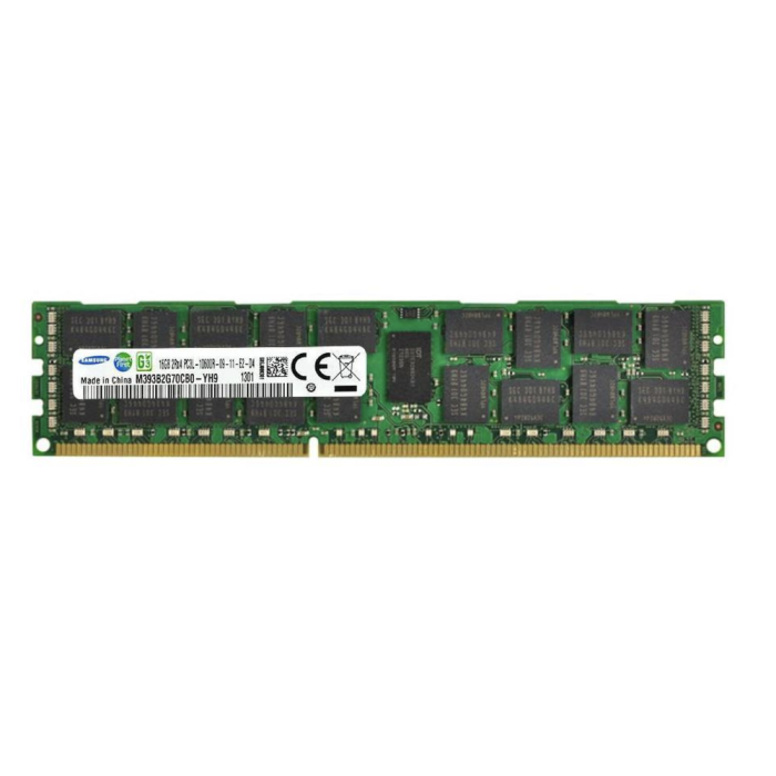Оперативна пам'ять Samsung 16Gb DDR3-1600 PC3-12800 2Rx4 (M393B2G70CB0-CK0) RDIMM ECC Registered