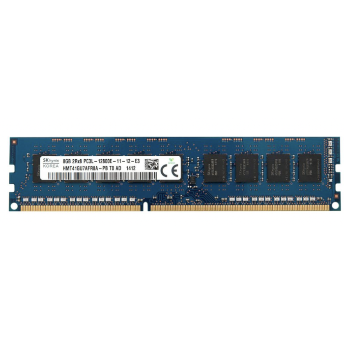 Оперативна пам'ять SK Hynix  DDR3-1600 PC3L-12800 2Rx8 (HMT41GU7AFR8A-PB) UDIMM ECC Unbuffered