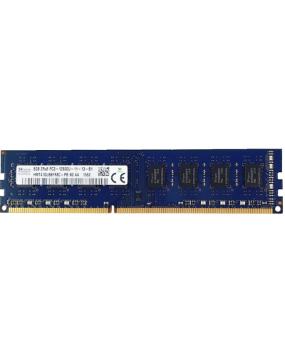 Оперативна пам'ять SK Hynix 8Gb DDR3-1600 PC3-12800U (HMT41GU6AFR8C‐PB) UDIMM Non-ECC Unbuffered