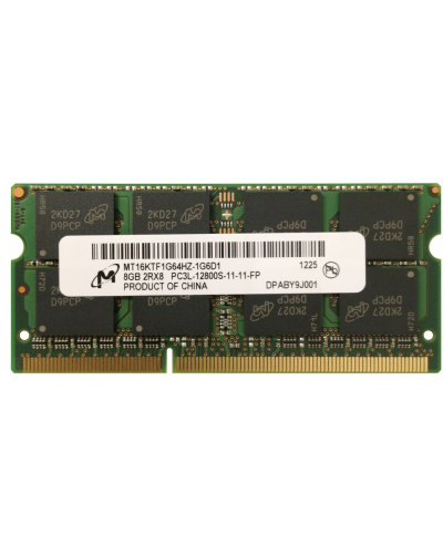 Оперативна пам'ять Micron 8Gb DDR3-1600 PC3L-12800S (MT16KTF1G64HZ-1G6) SODIMM Non-ECC Small Outline