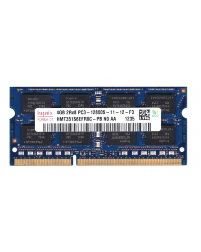 Оперативна пам'ять SK Hynix 4Gb DDR3-1600 PC3L-12800S (HMT351S6EFR8C-PB) SODIMM Non-ECC Small Outline