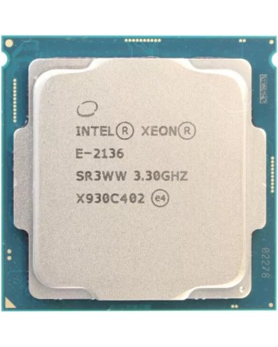 Процесор Intel Xeon E-2136 SR3WW